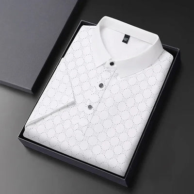 Åndbar og afslappet luksus-poloshirt - Parsido