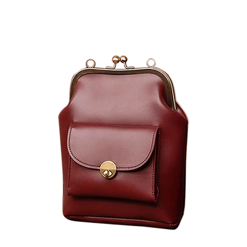 Vintage Skuldertaske med Snaplukning