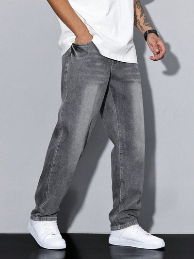Nolan | Herre Denim Jeans i Casual Lige Snit Bukser Mænd