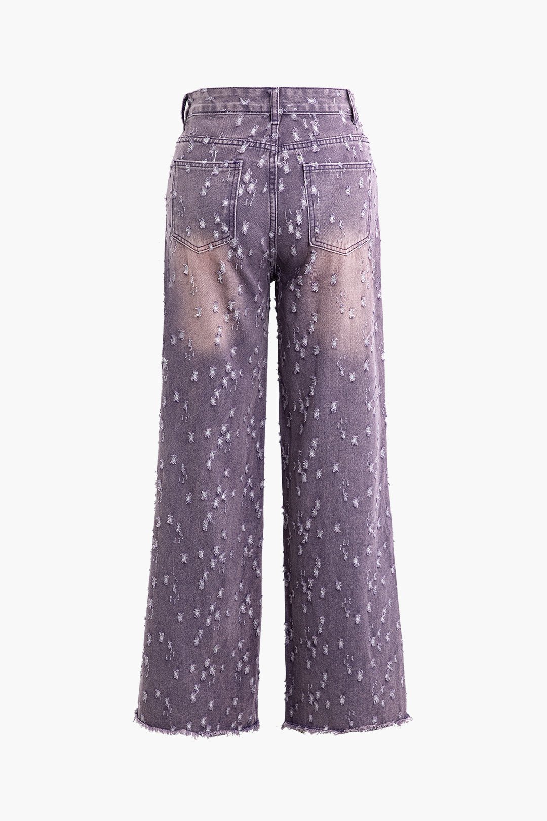 Karoline |Denim Jeans Washed Wide-Leg Bukser Dame