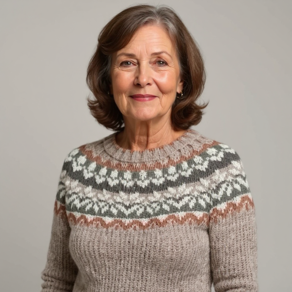 Karla - Klassisk Islandske Uldstriktrøje