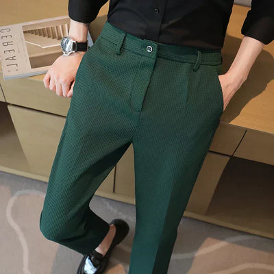 Helge | Stilfulde Slim-Fit Sorte Bukser