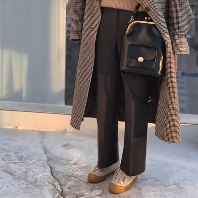 Vintage Skuldertaske med Snaplukning