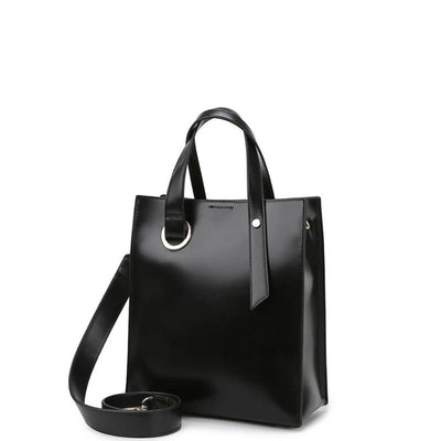 Tote i Struktureret og Elegant Læder - Den Minimalistiske Essens af Lia