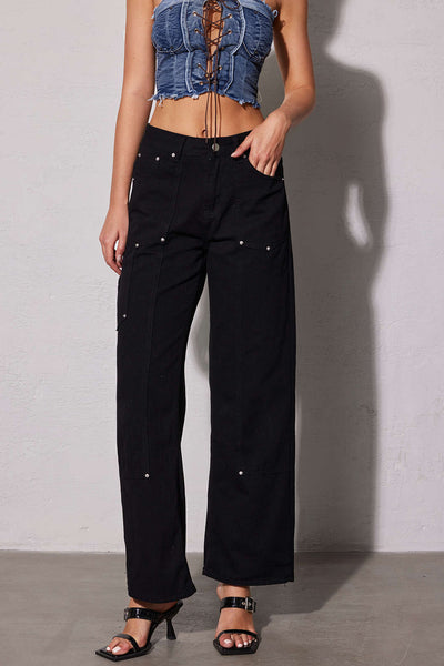 Aurelia | Denim Jeans Classic Utility Sort Bukser Dame