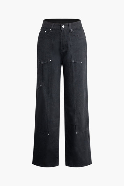 Aurelia | Denim Jeans Classic Utility Sort Bukser Dame