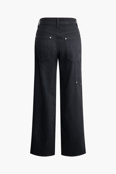 Aurelia | Denim Jeans Classic Utility Sort Bukser Dame
