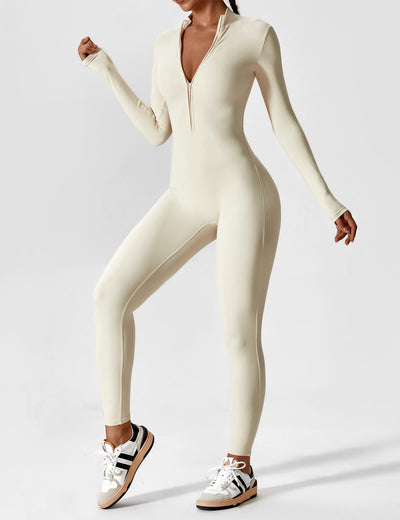Helga | Stilfuld premium bodysuit med lynlås dame