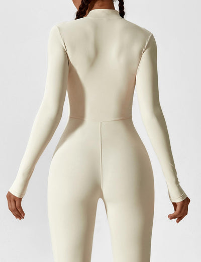 Helga | Stilfuld premium bodysuit med lynlås dame