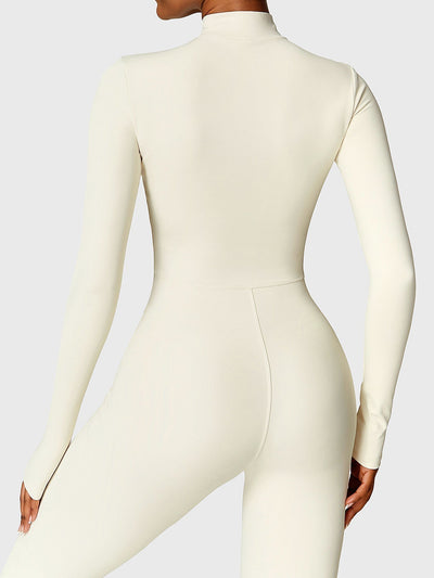 Helga | Stilfuld premium bodysuit med lynlås dame