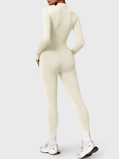 Helga | Stilfuld premium bodysuit med lynlås dame