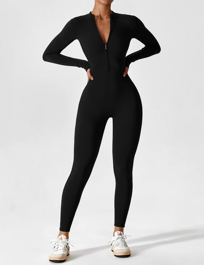 Helga | Stilfuld premium bodysuit med lynlås dame
