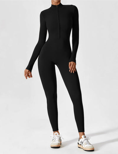 Helga | Stilfuld premium bodysuit med lynlås dame