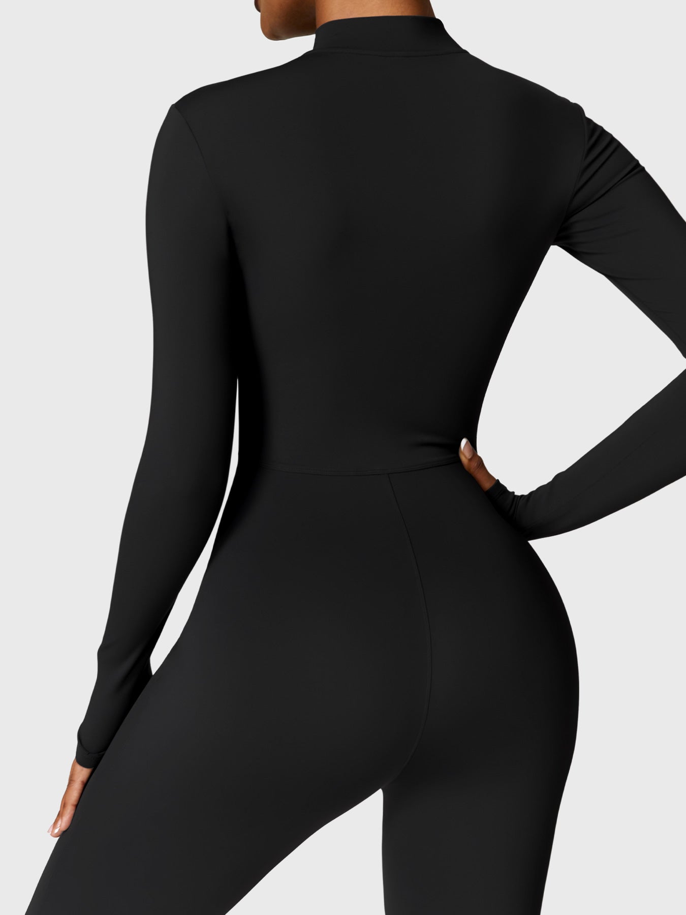 Helga | Stilfuld premium bodysuit med lynlås dame
