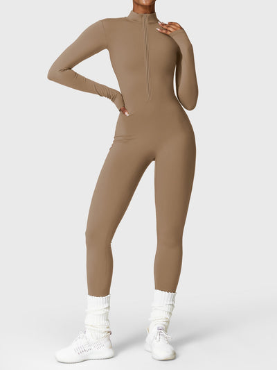 Helga | Stilfuld premium bodysuit med lynlås dame