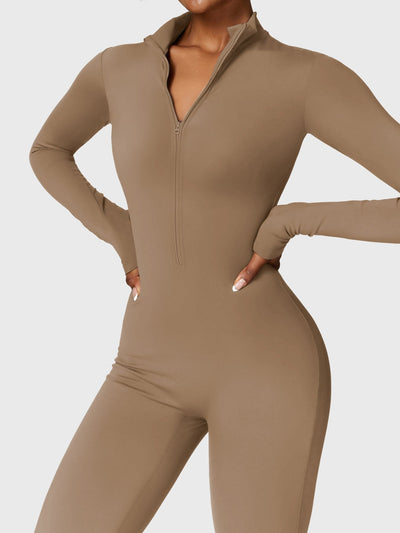 Helga | Stilfuld premium bodysuit med lynlås dame