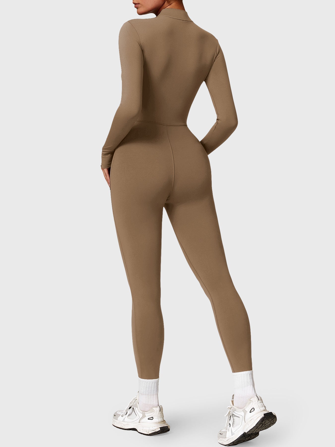 Helga | Stilfuld premium bodysuit med lynlås dame
