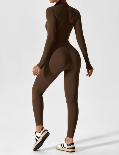 Helga | Stilfuld premium bodysuit med lynlås dame