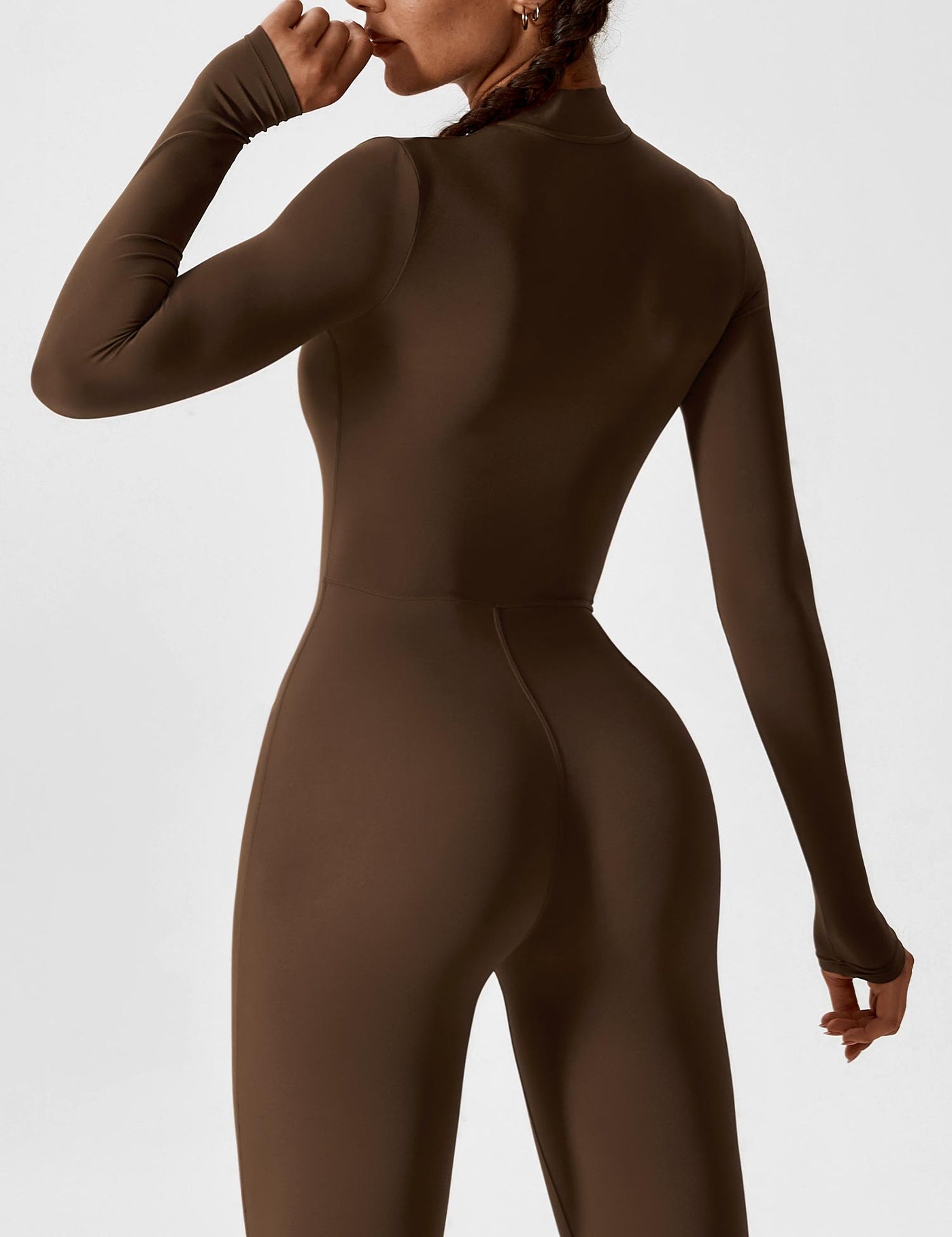 Helga | Stilfuld premium bodysuit med lynlås dame