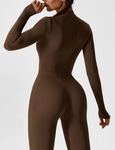 Helga | Stilfuld premium bodysuit med lynlås dame