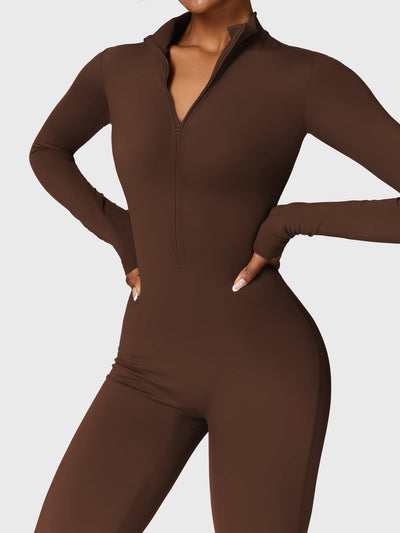 Helga | Stilfuld premium bodysuit med lynlås dame