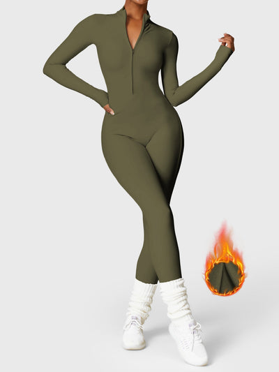 Helga | Stilfuld premium bodysuit med lynlås dame