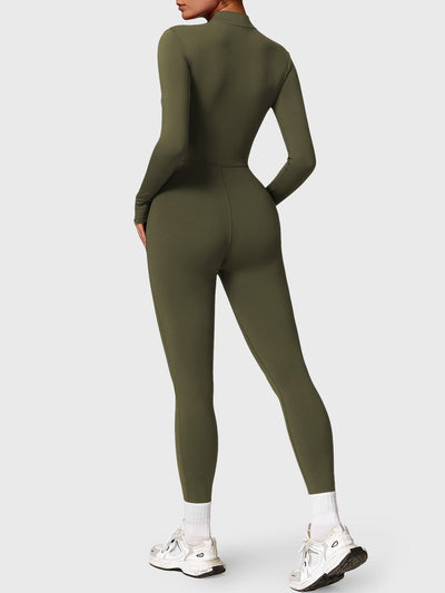 Helga | Stilfuld premium bodysuit med lynlås dame