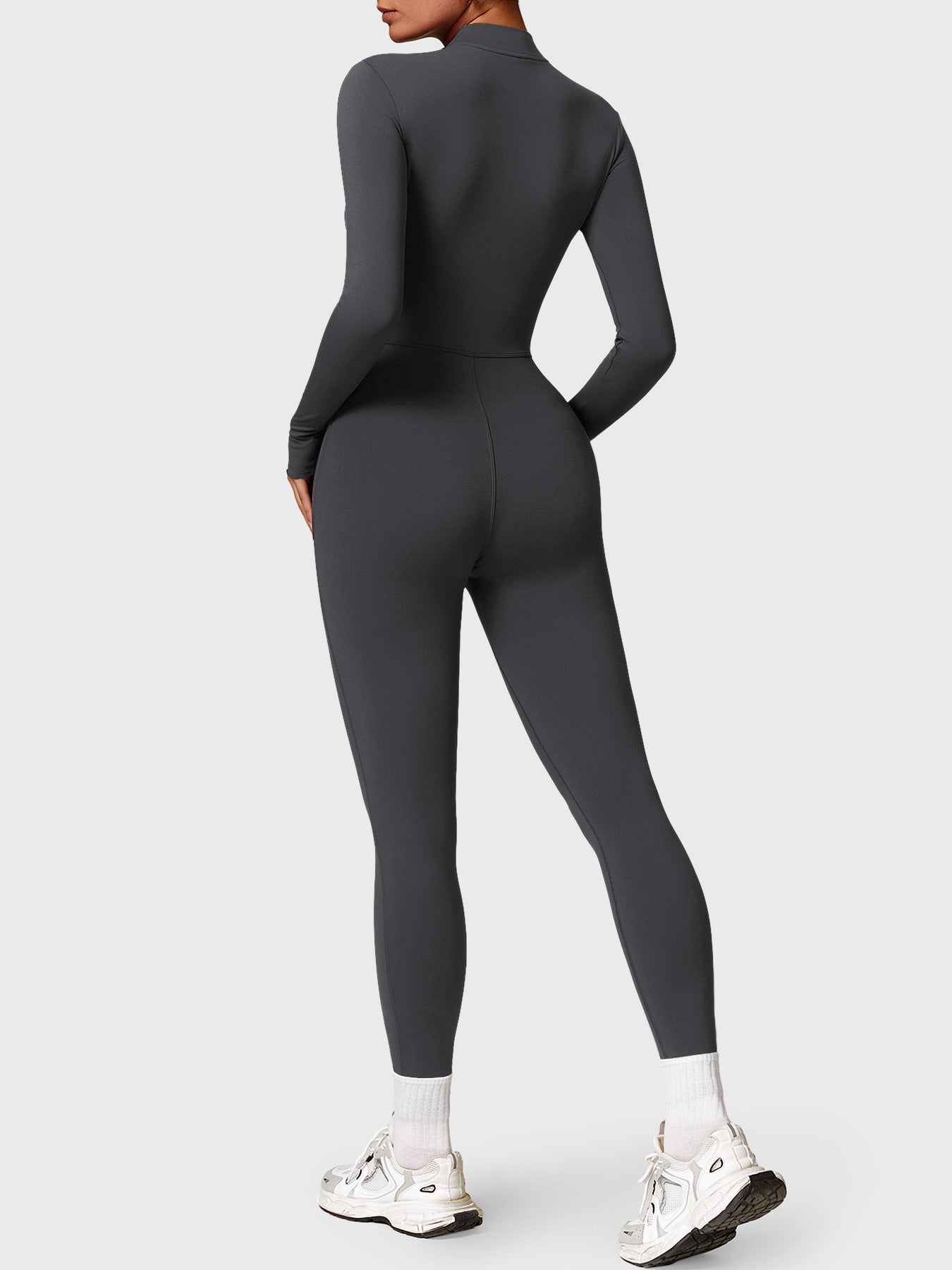 Helga | Stilfuld premium bodysuit med lynlås dame