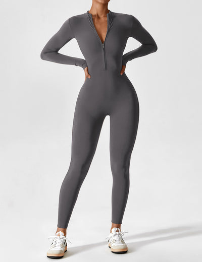 Helga | Stilfuld premium bodysuit med lynlås dame