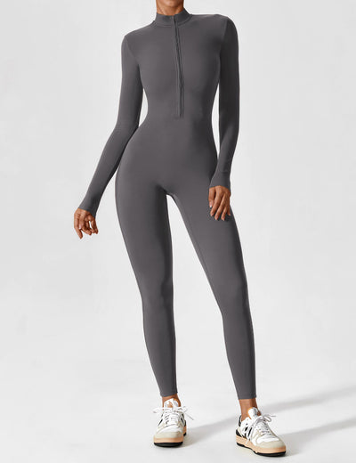 Helga | Stilfuld premium bodysuit med lynlås dame