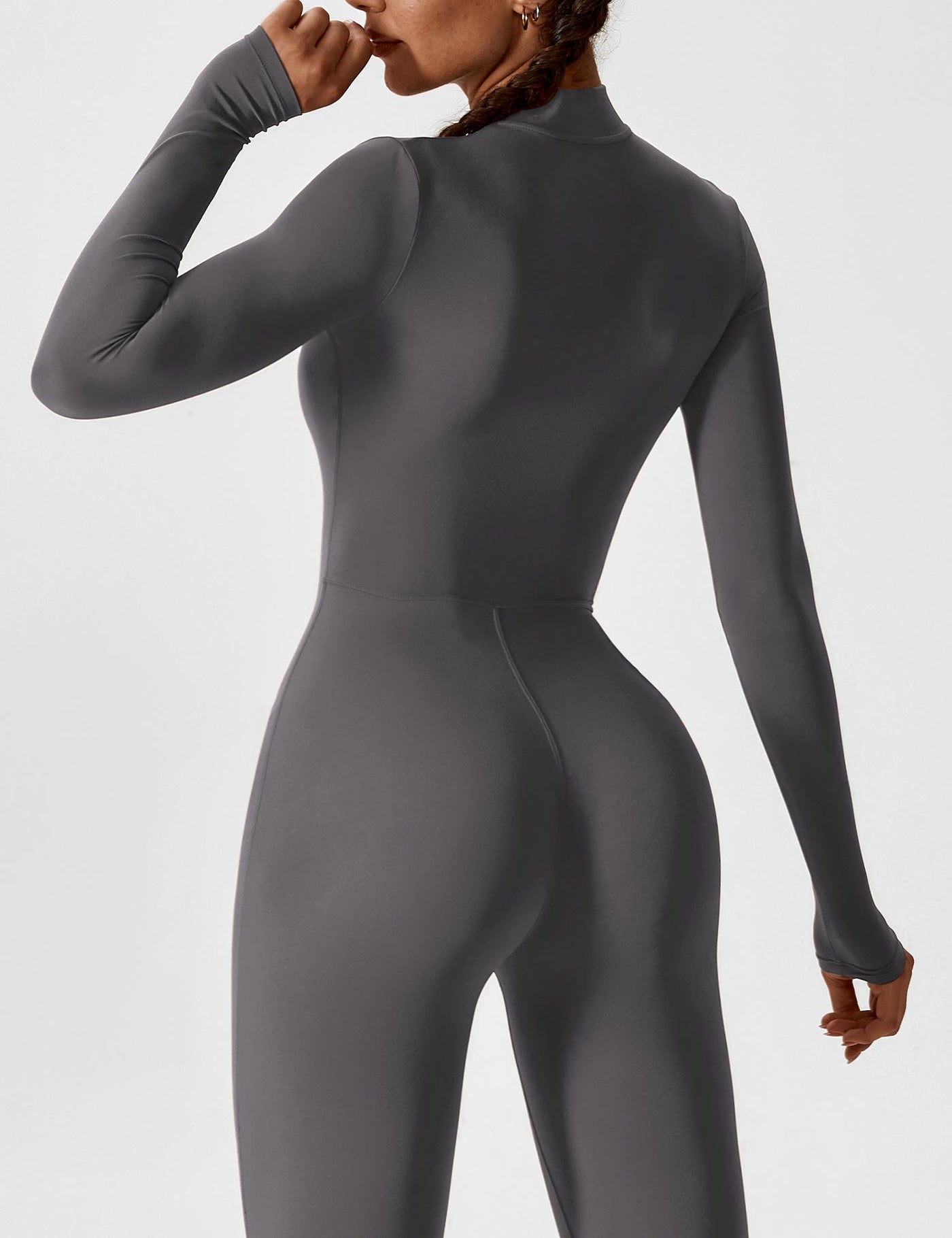 Helga | Stilfuld premium bodysuit med lynlås dame