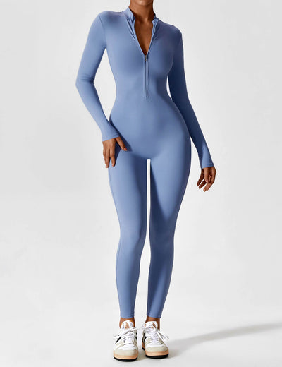 Helga | Stilfuld premium bodysuit med lynlås dame