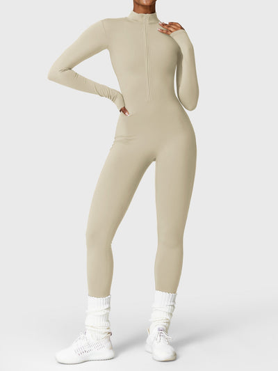 Helga | Stilfuld premium bodysuit med lynlås dame