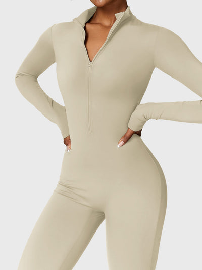 Helga | Stilfuld premium bodysuit med lynlås dame