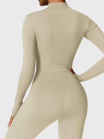 Helga | Stilfuld premium bodysuit med lynlås dame