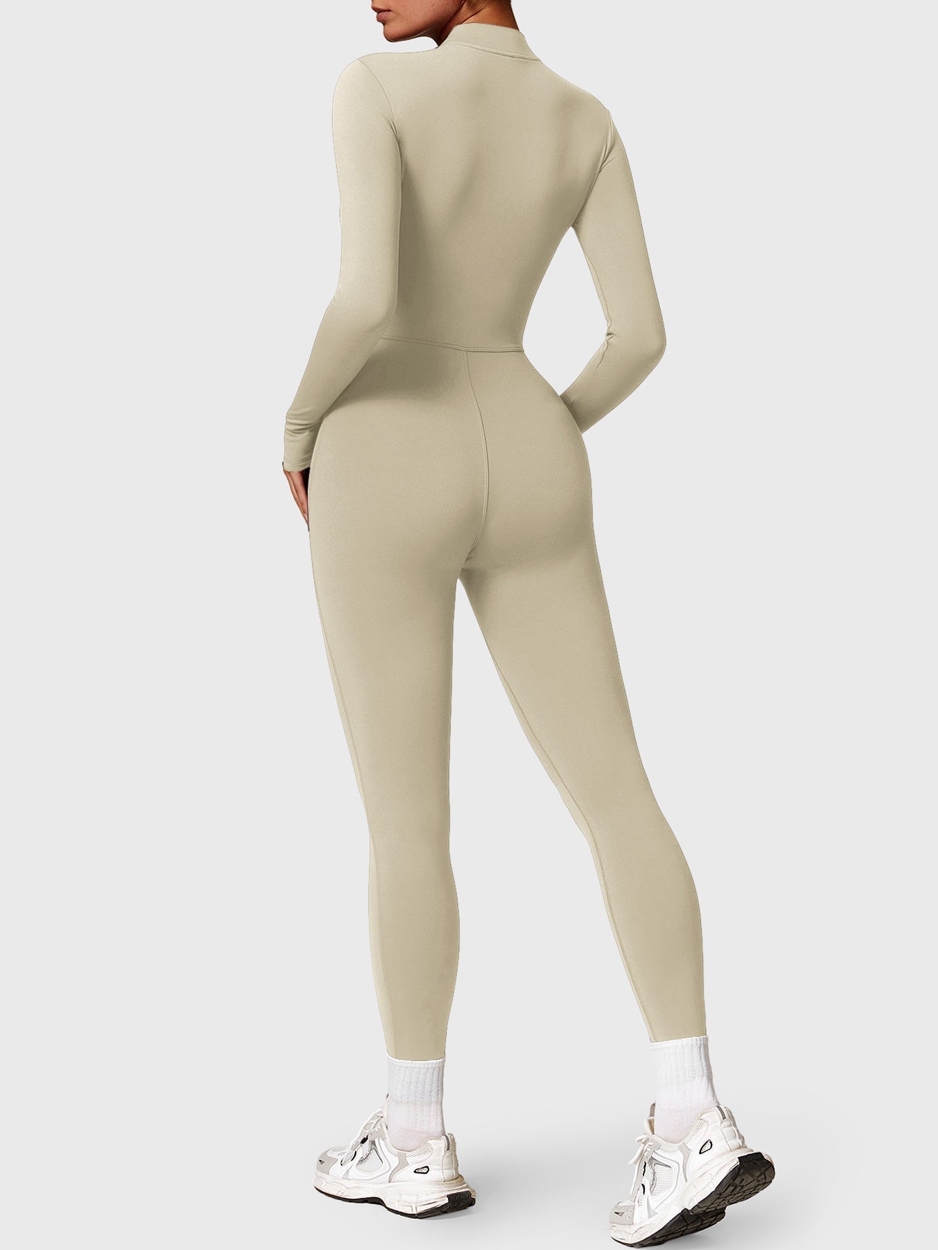 Helga | Stilfuld premium bodysuit med lynlås dame