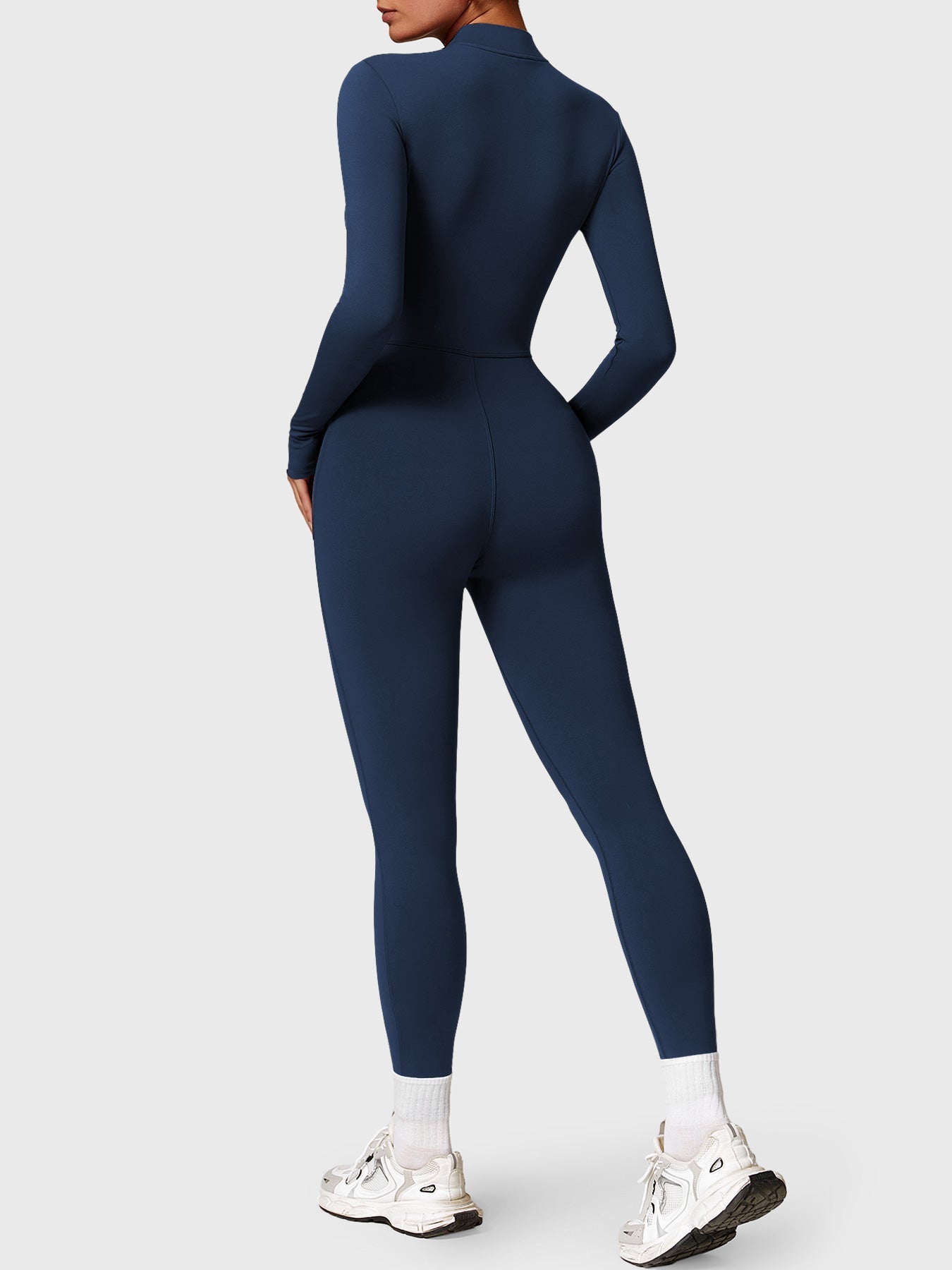 Helga | Stilfuld premium bodysuit med lynlås dame